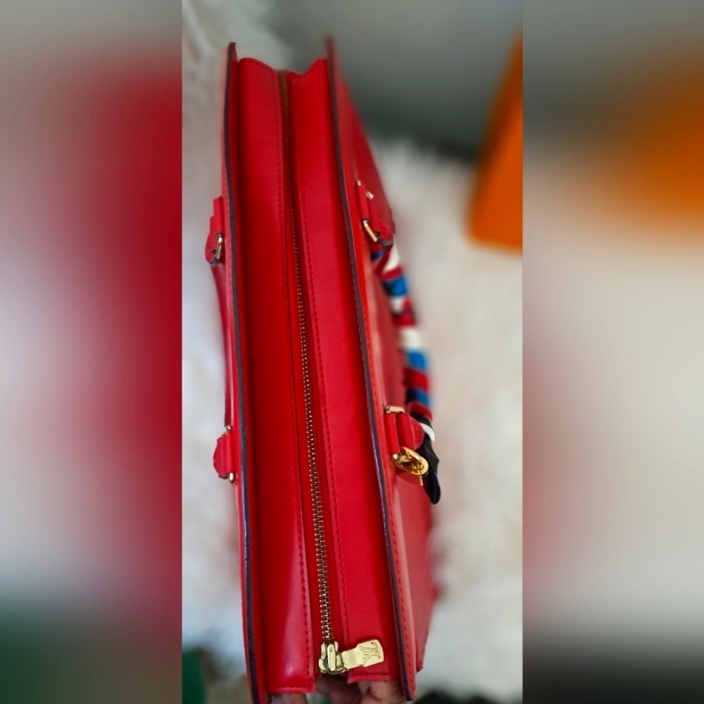 Louis Vuitton Riviera Red EPI tote Authentic - Picture 15 of 16